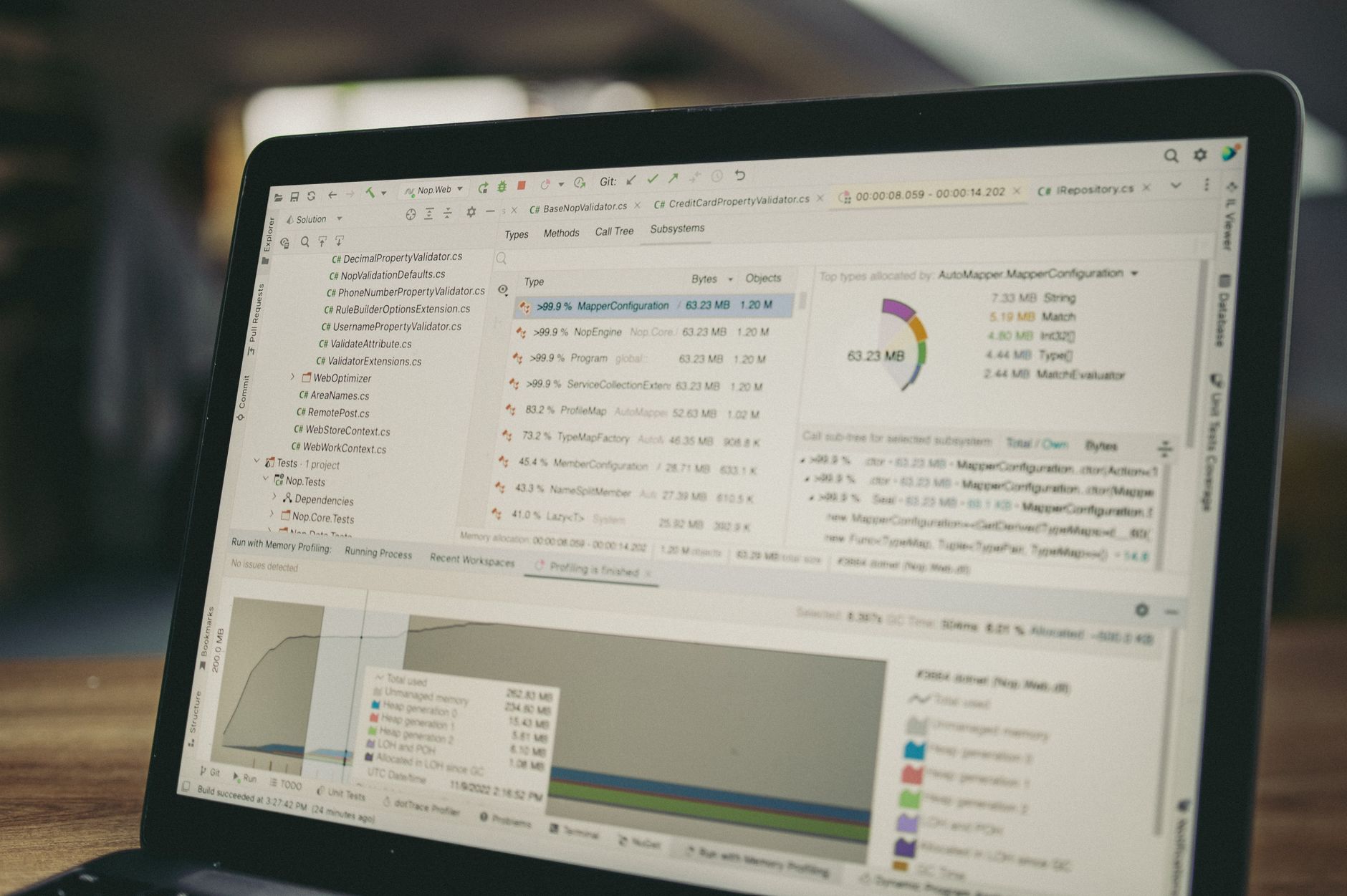 A slightly-rotated polaroid screenshot of a Stripe dashboard showing a row of $2k+ daily payouts. The timestamp and URL are clearly visible and uncropped. Screen is the sole subject, no human in frame.